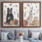 Cute Autumn Forest I - Premium Framed Canvas 2 Piece Set - Ready to Hang