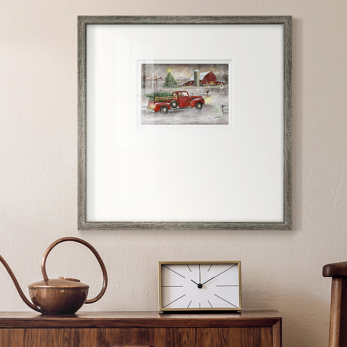 Making Christmas Memories Premium Framed Print Double Matboard