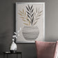 Palm Arrangement I - Modern Framed Canvas Print