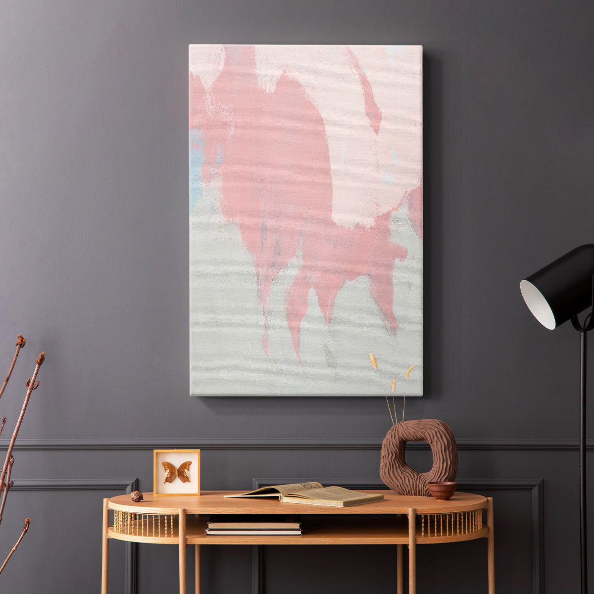 Blushing Abstract II - Canvas Art Print