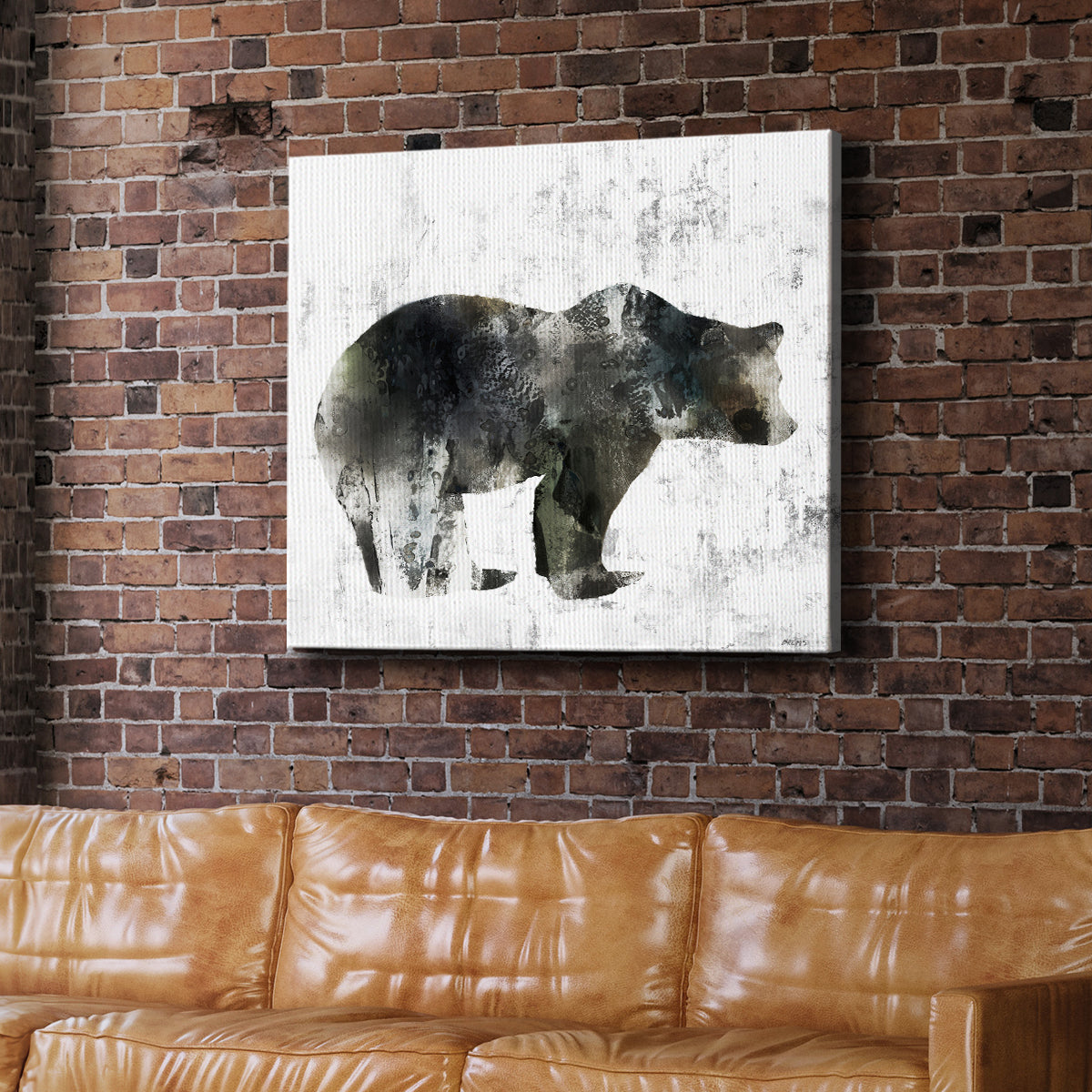 BEAR TOTEM - Canvas Art Print