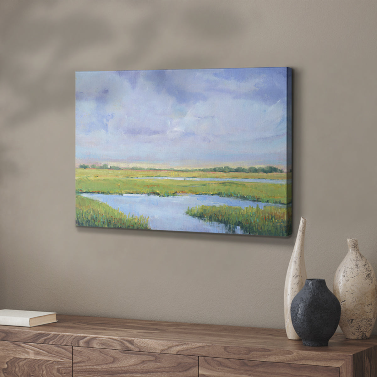 Summer Marsh I - Canvas Art Print
