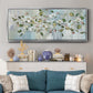 Painterly Blossoms - Floater Framed Canvas Print