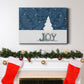 Joy Snowflake - Premium Gallery Wrapped Canvas  - Ready to Hang