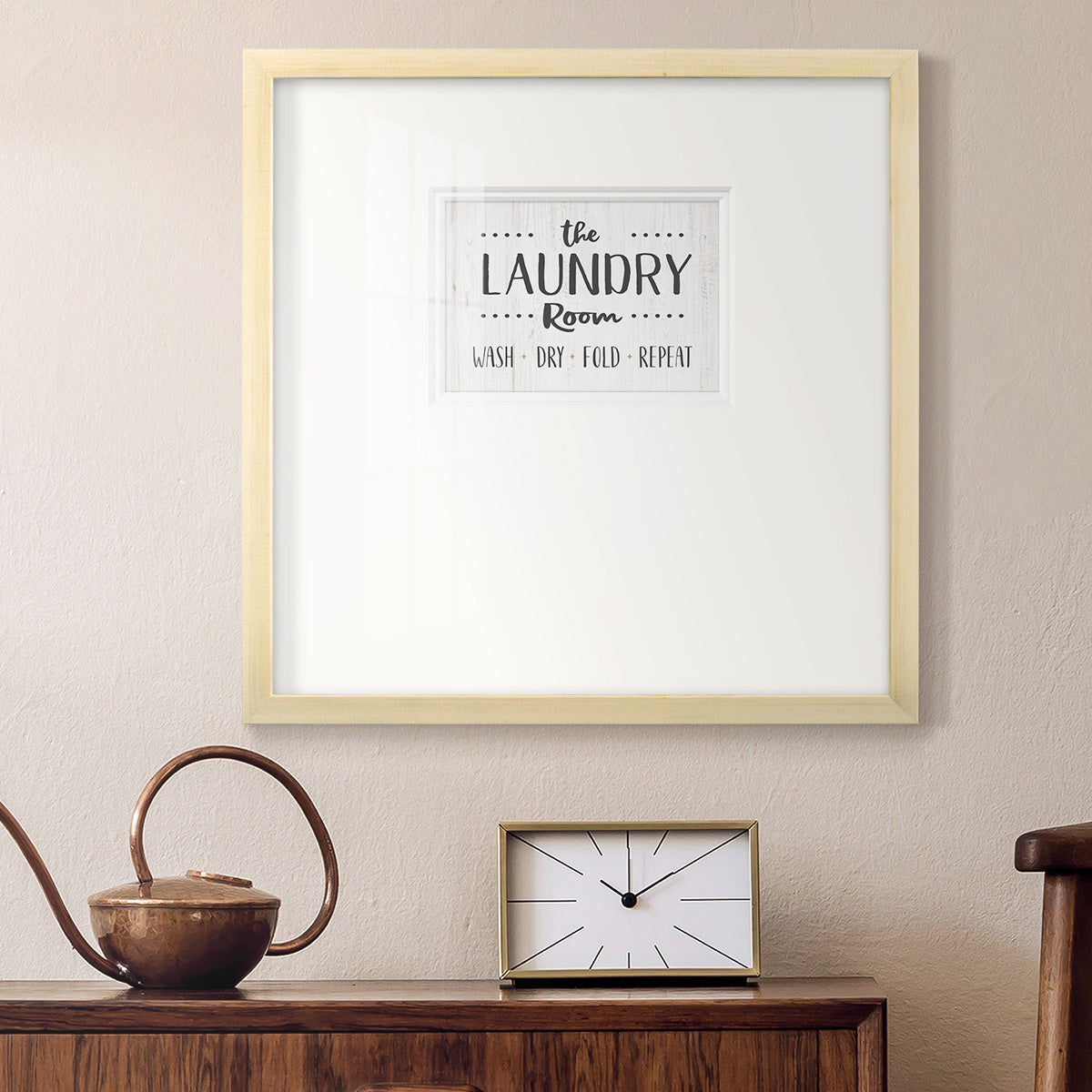 The Laundry Room Premium Framed Print Double Matboard