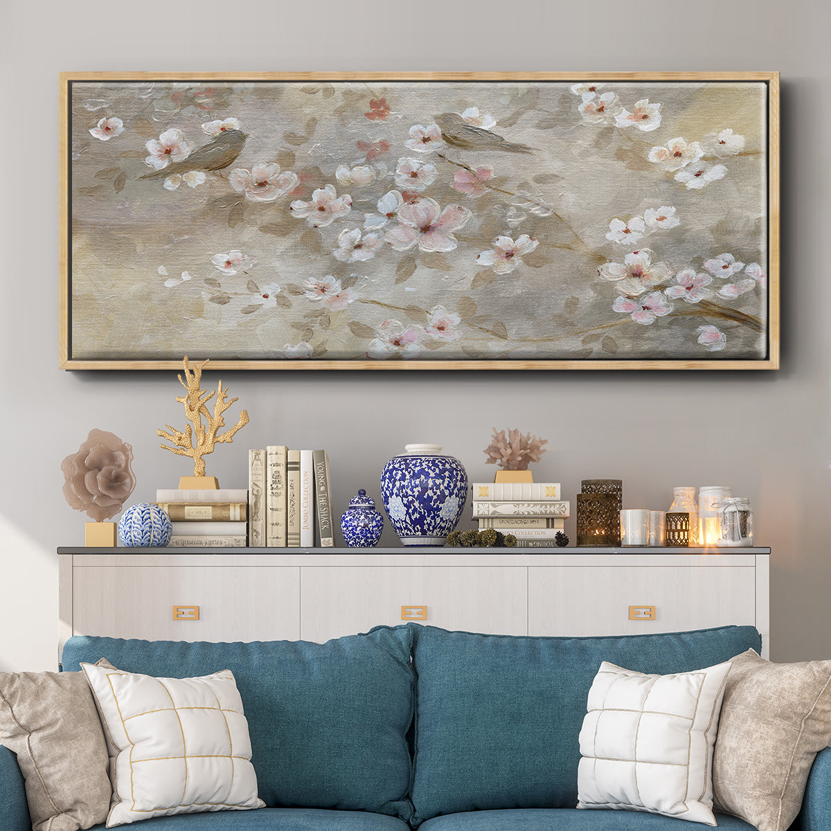 Early Spring - Floater Framed Canvas Print