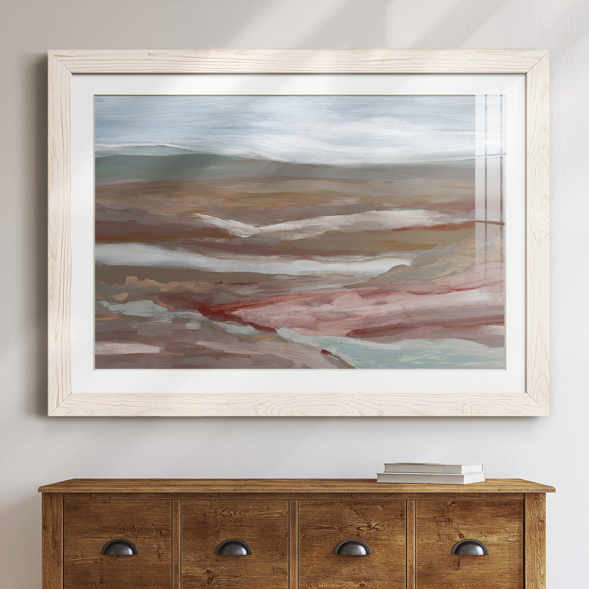 Valley of Fall - Barnwood Framed Art Print