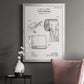 Toilet Paper Patent I - Modern Framed Canvas Print