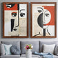 Faces of A Century III - Premium Framed Canvas 2 Piece Set - Ready to Hang