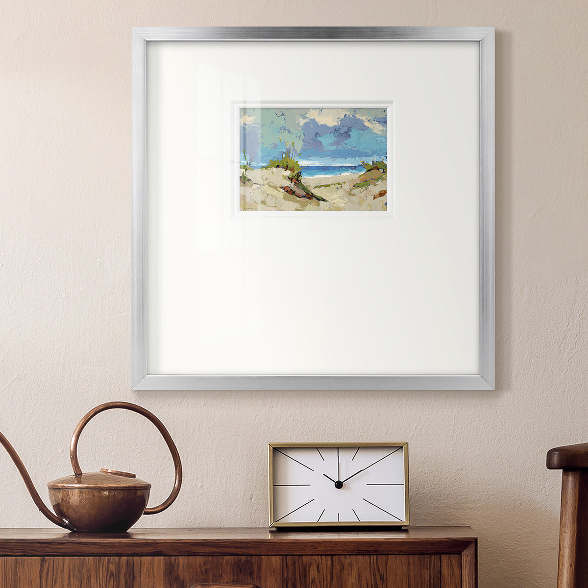 Dunes II- Premium Framed Print Double Matboard