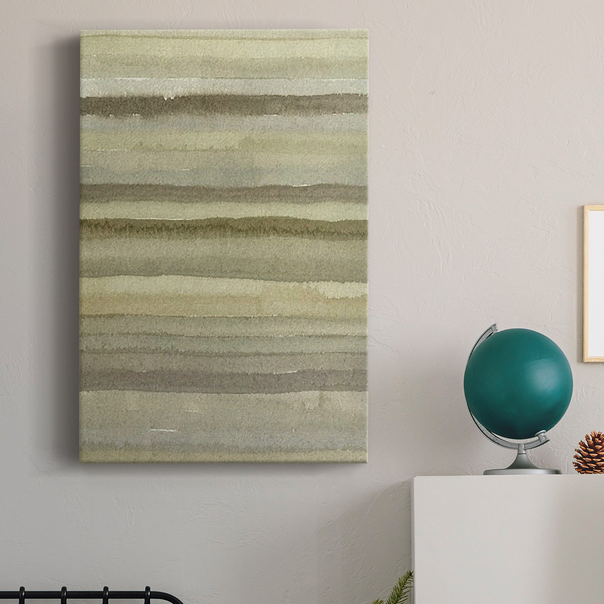 Lines in Neutral II - Canvas Art Print