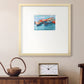 Primary Boats I Premium Framed Print Double Matboard