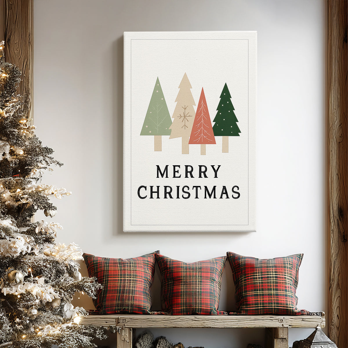 Sleigh of Silver Carol - Canvas Art Print