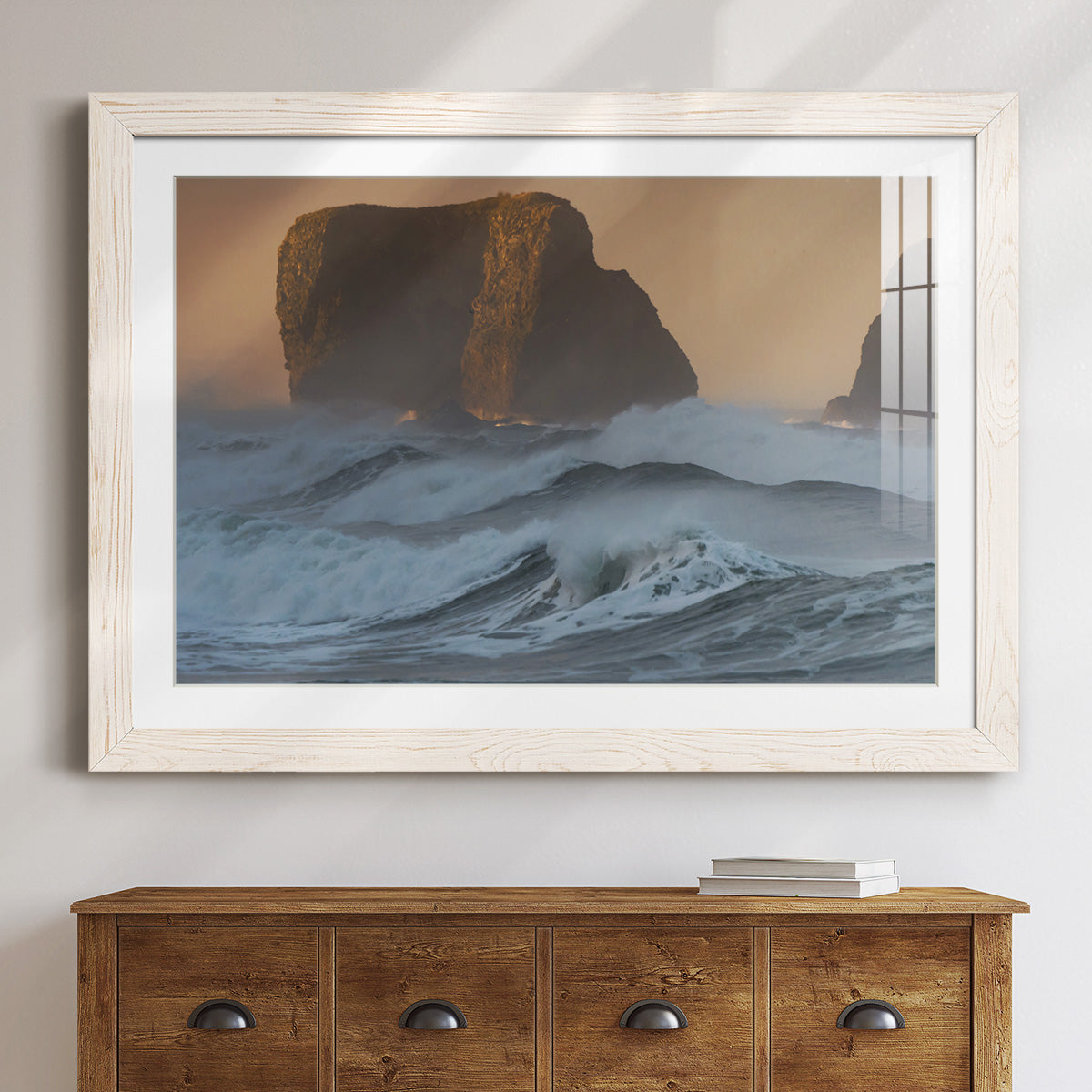 To the Shore - Barnwood Framed Art Print