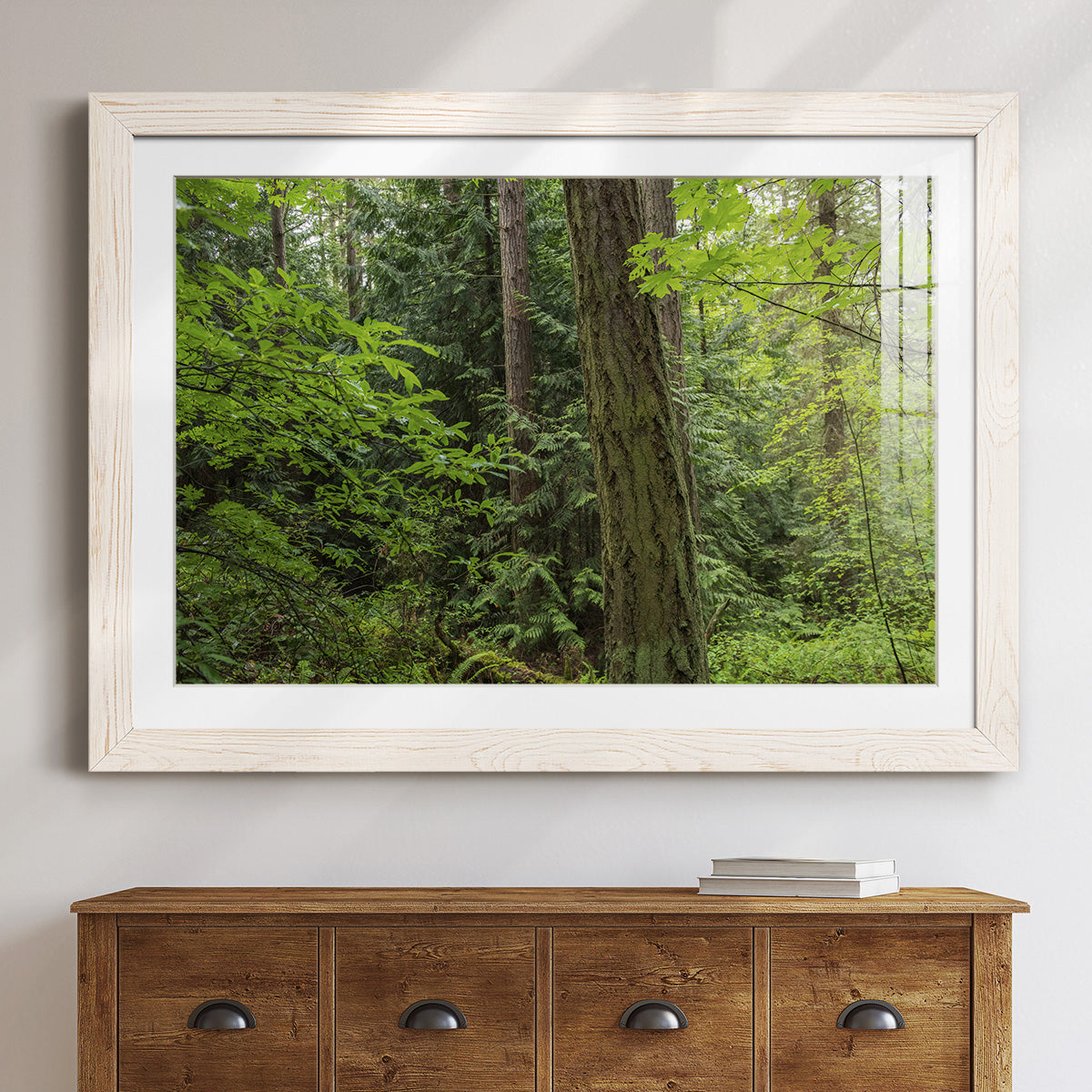 Calm of the Forest - Barnwood Framed Art Print