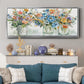 Flower Market Display - Floater Framed Canvas Print
