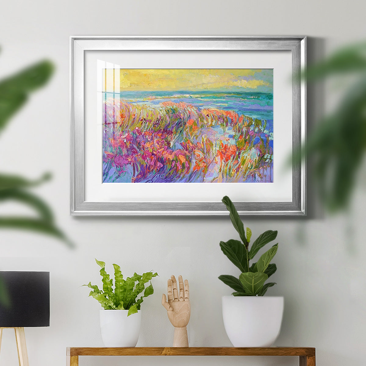 Summer Sanctuary - Modern Framed Art Print
