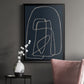 Shapes and Night Sky I - Modern Framed Canvas Print
