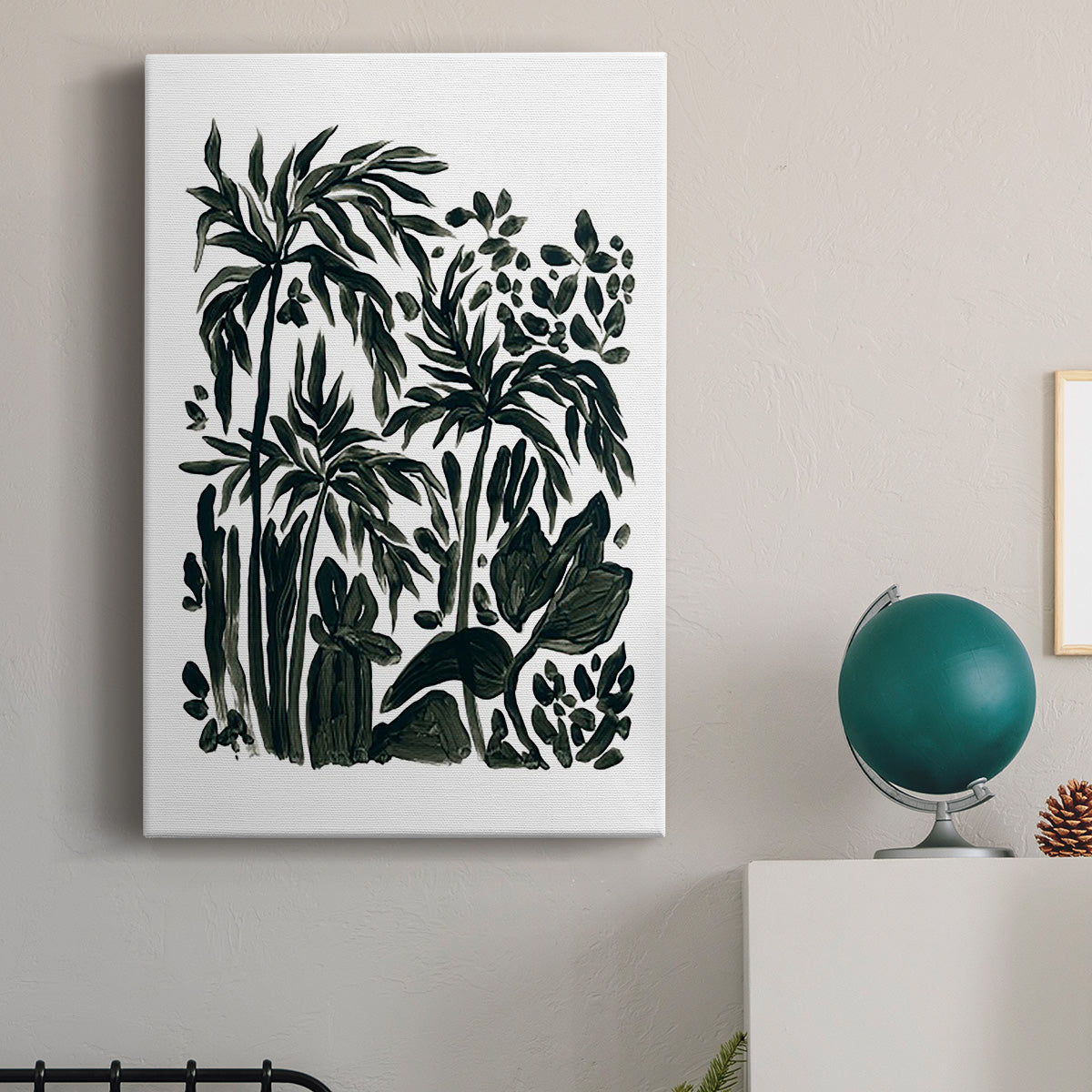 Ink Jungle III Premium Gallery Wrapped Canvas - Ready to Hang