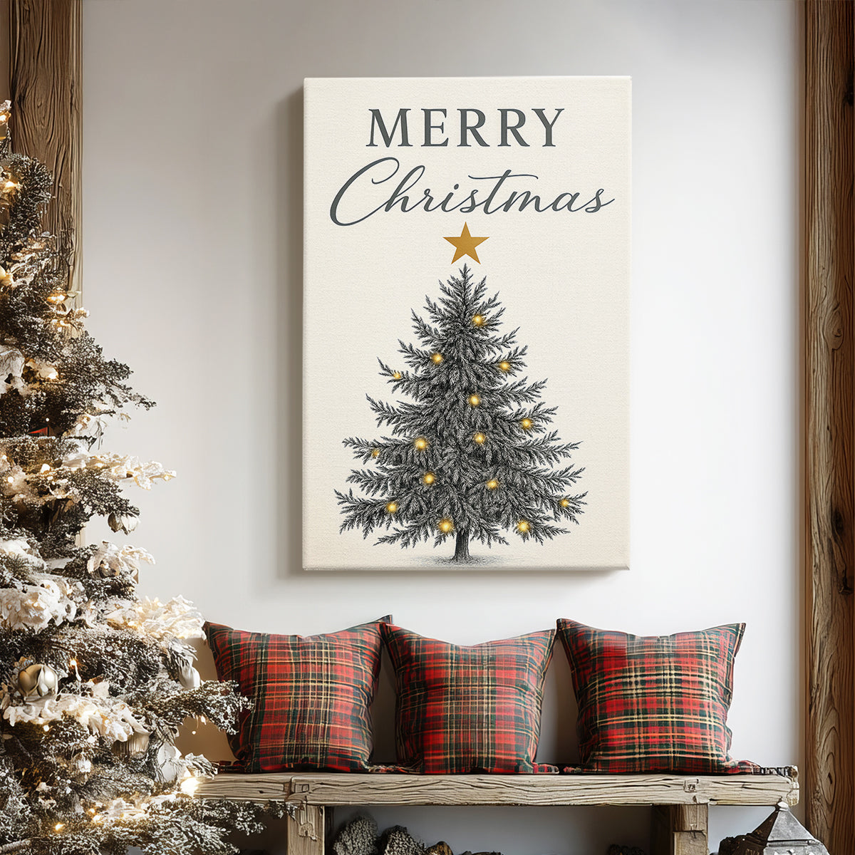 Pearled Hearth Parish - Canvas Art Print