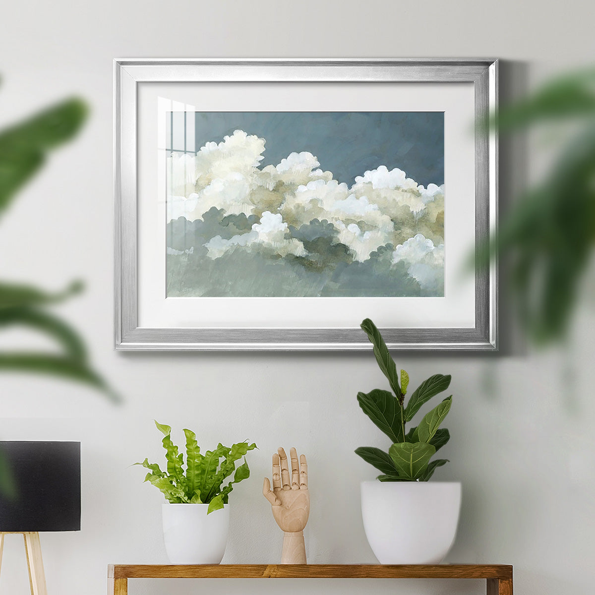 Big Clouds III - Modern Framed Art Print