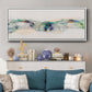 Abstract Mountain Range - Floater Framed Canvas Print