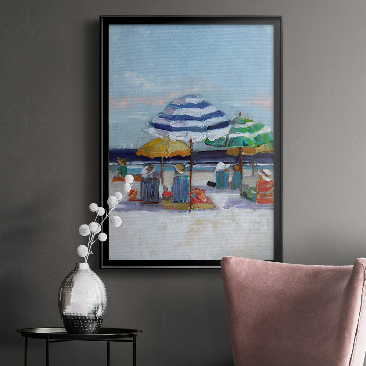 A Day Dream II - Modern Framed Canvas Print