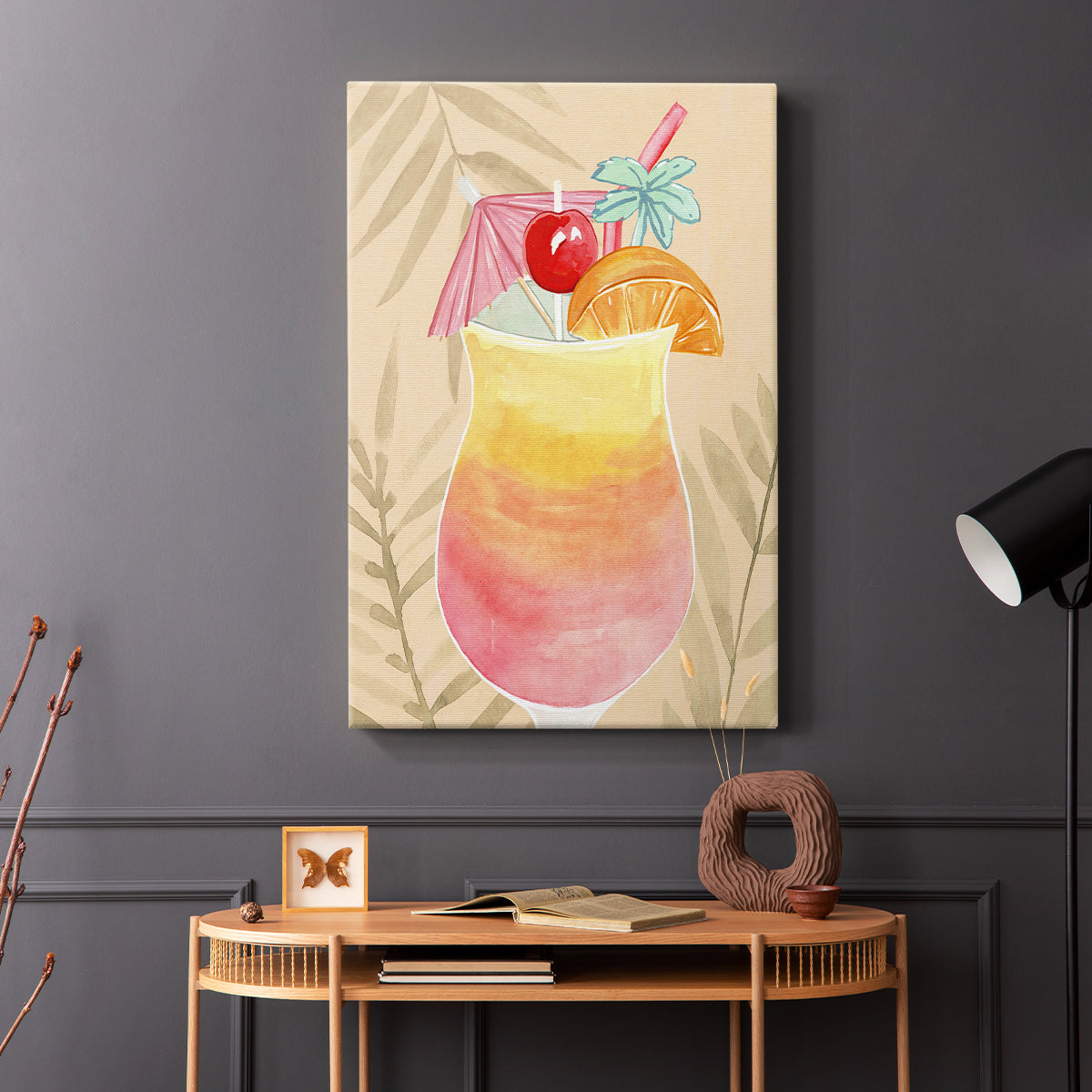 Tropical Cocktail IV - Canvas Art Print