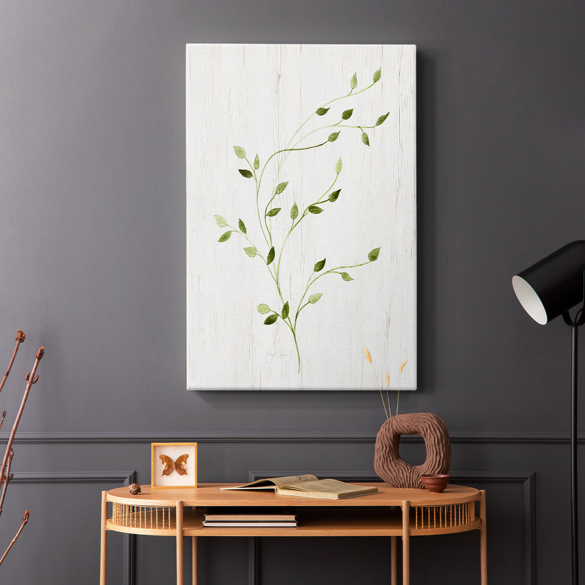 Windblown Leaves I - Canvas Art Print