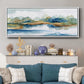 Blue Serenity - Floater Framed Canvas Print