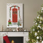 Festive Front Door II - Gallery Wrapped Canvas