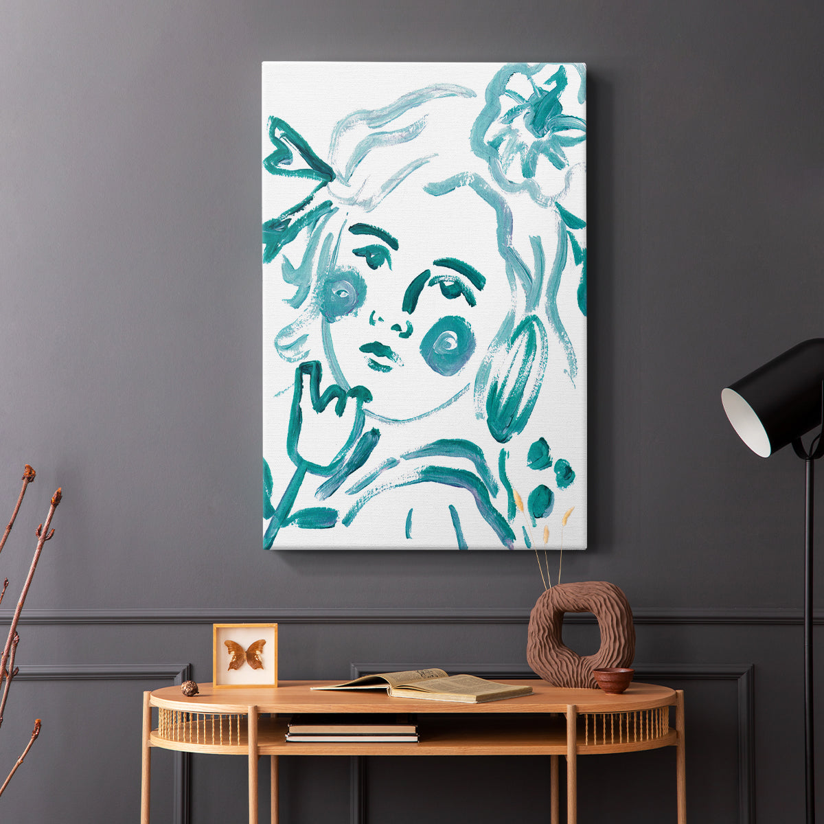 Budding Flower IV - Canvas Art Print