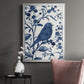 Bluebird Silhouette I - Modern Framed Canvas Print