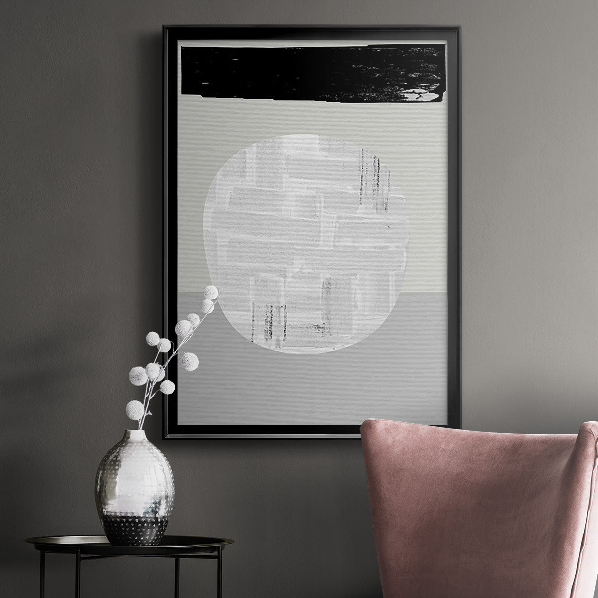 Eggy I - Modern Framed Canvas Print