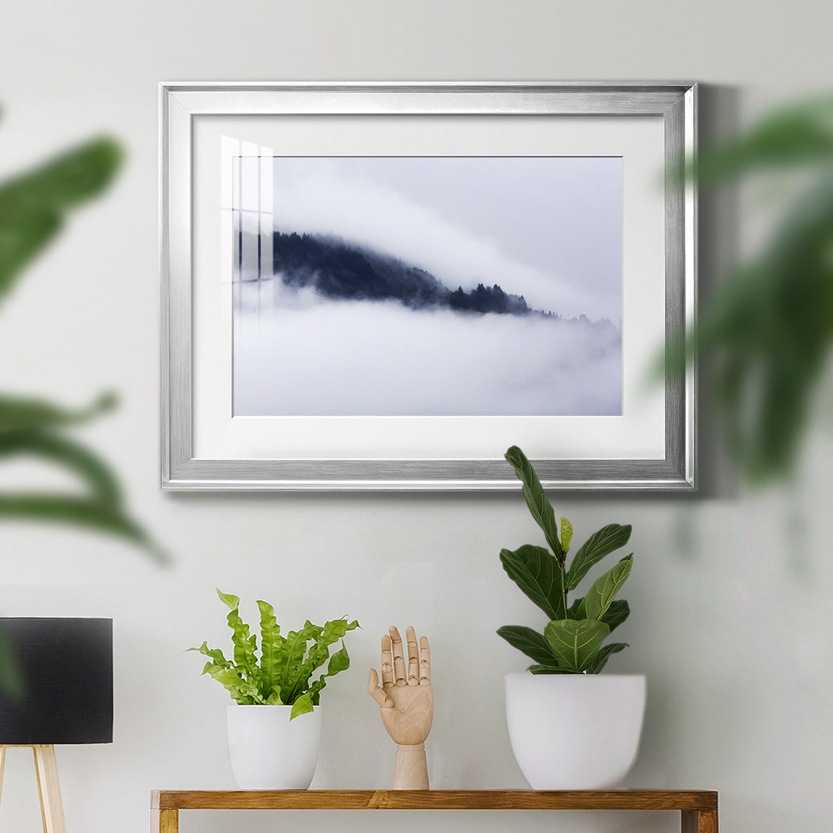 In the Clouds - Modern Framed Art Print