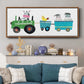 Cute Farm - Floater Framed Canvas Print
