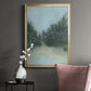 Marsh Morning Fog II - Modern Framed Canvas Print