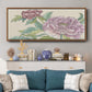 Peony Blooms I - Floater Framed Canvas Print