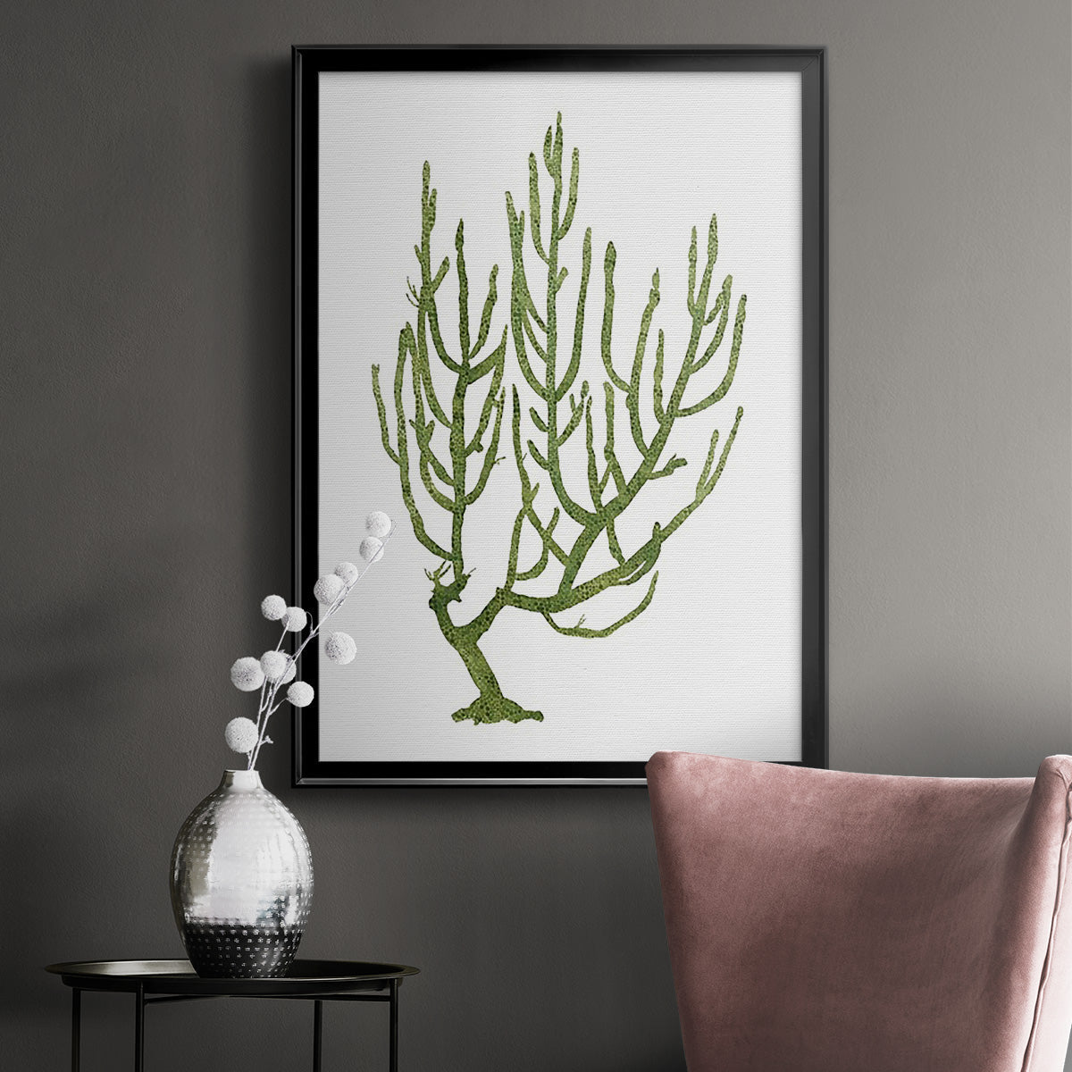 Coral Souvenirs III - Modern Framed Canvas Print