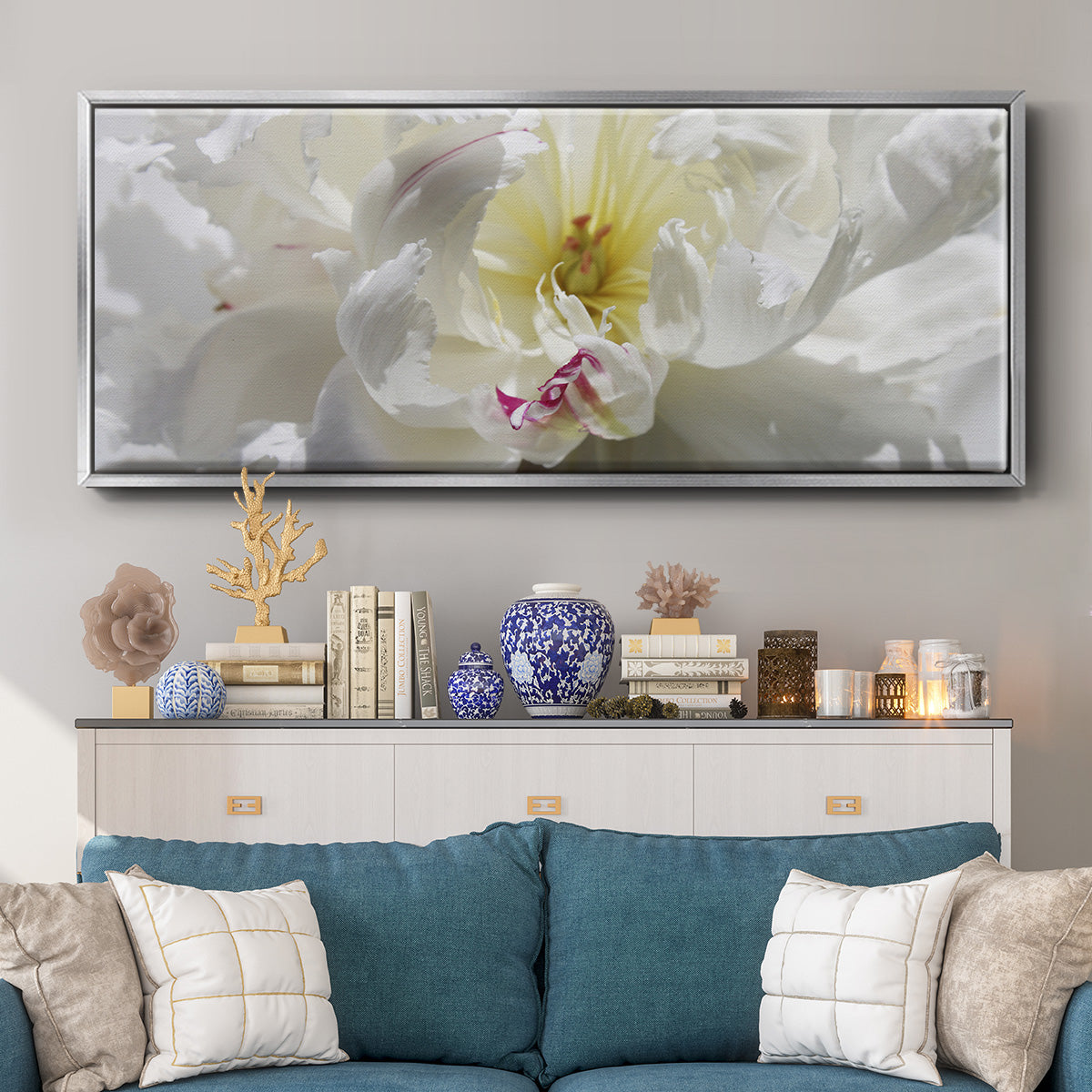 Breathless III - Floater Framed Canvas Print