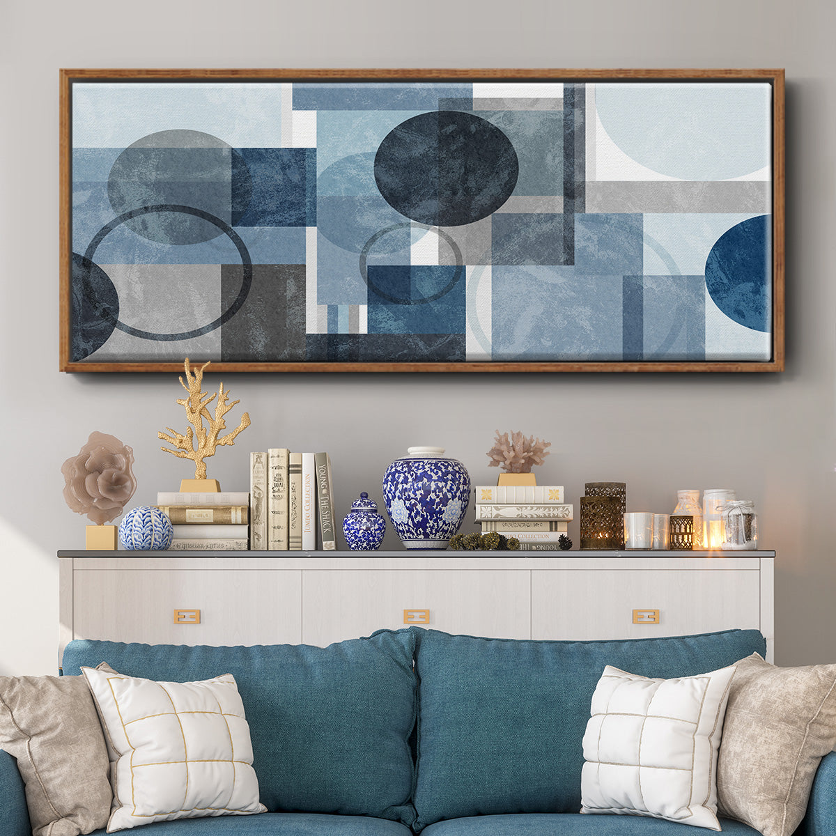 Chelsea Dusk - Floater Framed Canvas Print