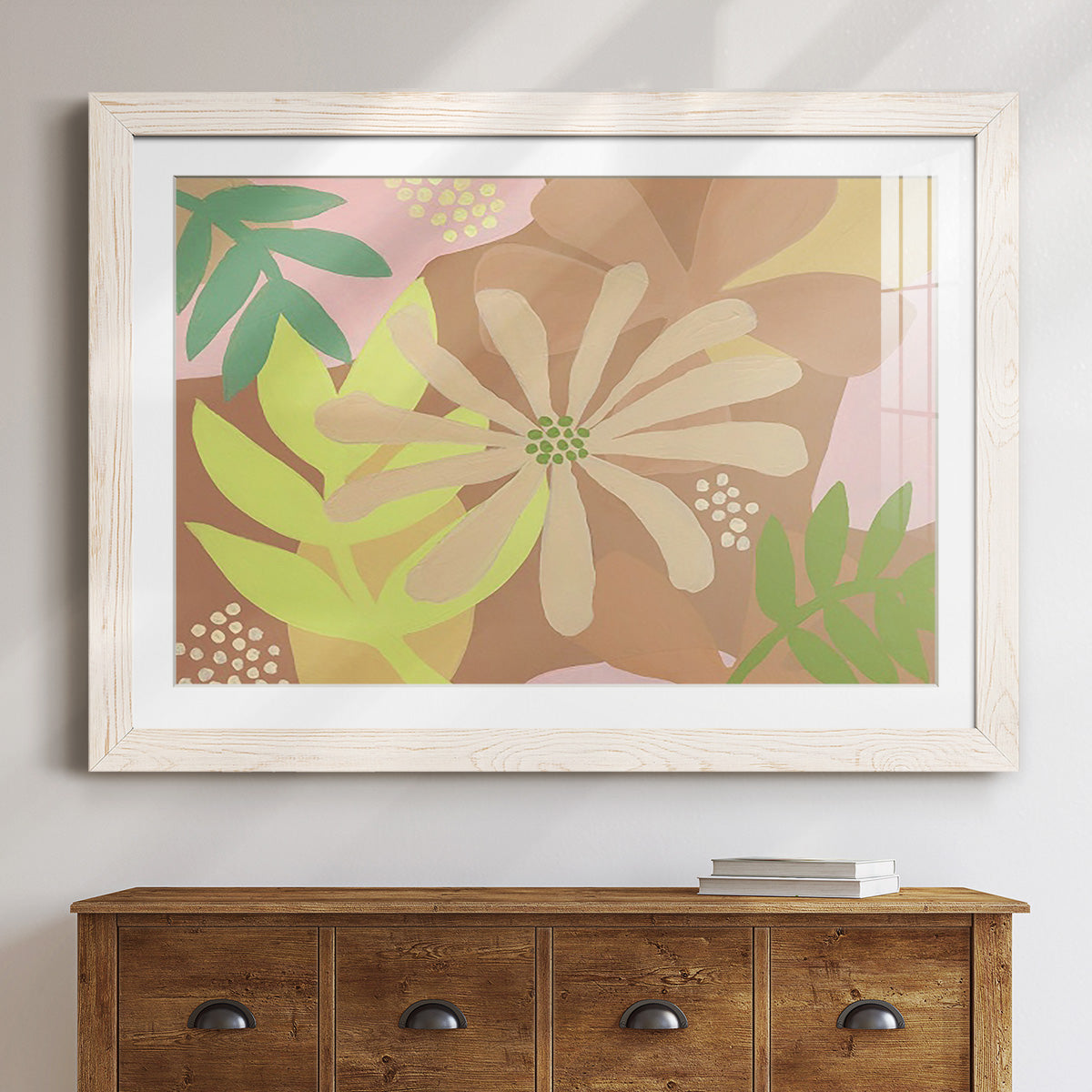 Neutral Blooms II-Premium Framed Print - Ready to Hang