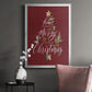 Merry Little Christmas - Modern Framed Canvas Print