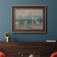 Waterloo Bridge, Gray Day - Ornate Framed Canvas Print