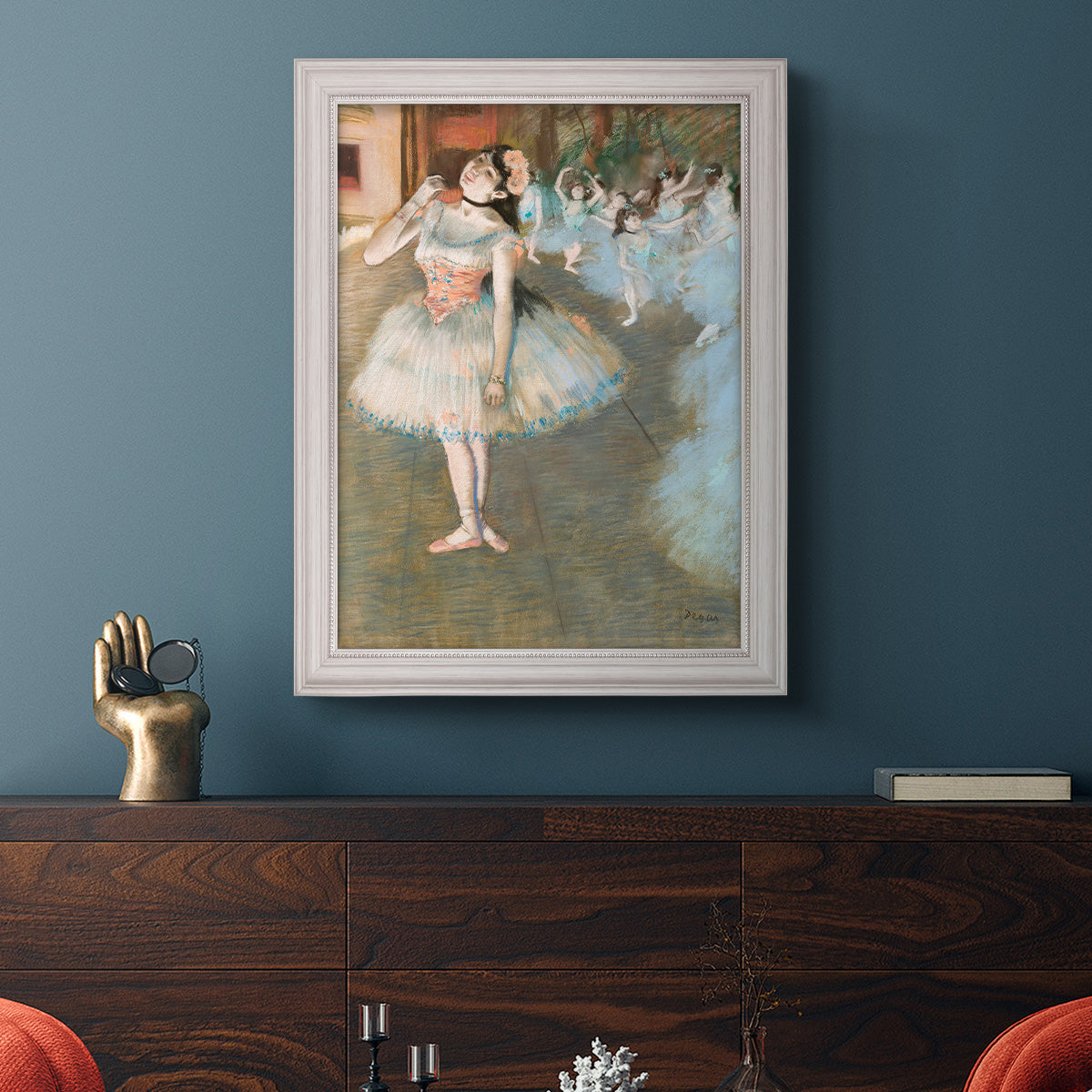 The Star - Ornate Framed Canvas Print