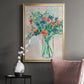 Painterly Soft Bouquet II - Modern Framed Canvas Print