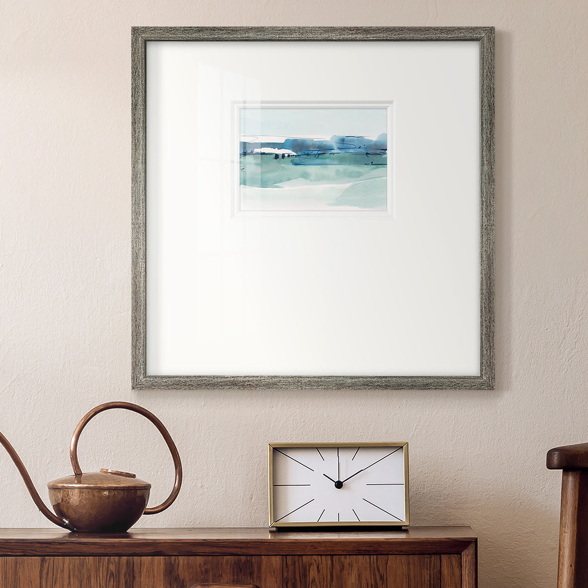 Ultramarine Vista I Premium Framed Print Double Matboard