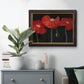 Poppy Trio I Premium Framed Canvas- Ready to Hang