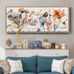 Pop Garden - Floater Framed Canvas Print