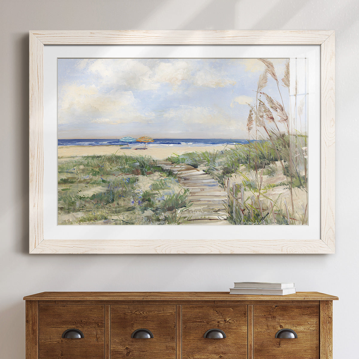 Summer Seas - Barnwood Framed Art Print